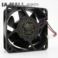 Y.L FAN D60SH-12 60*60*25mm DC12V 0.18A 2pin UPS cooling fan