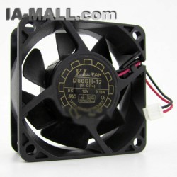 Y.L FAN D60SH-12 60*60*25mm DC12V 0.18A 2pin UPS cooling fan