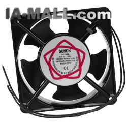 SUNON 2123HSL DP200A AC220/240V 0.14A 22W 2-wire Metal Frame Axial Flow fan