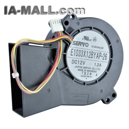 SERVO E1033X12BYAP-26 DC12V 1.A turbo blower cooling fan