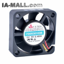Y.S.TECH FD0530103B 5V 0.45W Double ball bearing micro cooling fan