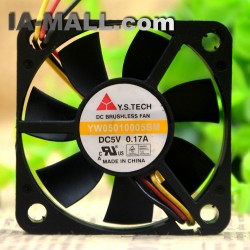 Y.S.TECH YW05010005BM 5V 0.17A 5CM  3-wire cooling fan