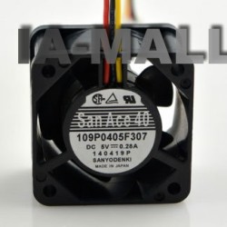 Sanyo 109P0405F307 5V 0.28A 4CM double ball bearing 3-wire cooling fan