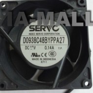 SERVO D0938C48BYPPA27 DC 48V 0.14A Server Cooling Fan