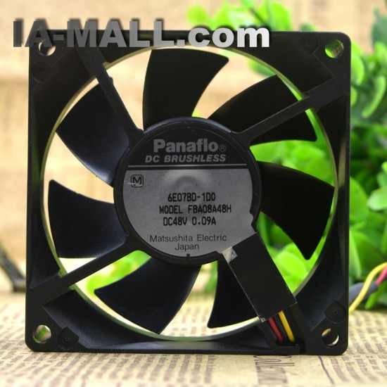 Panaflo FBA08A48H DC48V 0.09A DC BRUSHLESS 3-wire fan