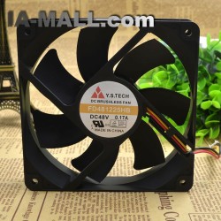 Y.S.TECH  FD481225HB 48V 0.17A 12CM cooling fan