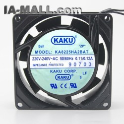 KAKU KA8225HA2BAT AC 220V 0.15A / 0.18A 8CM Cooling fan