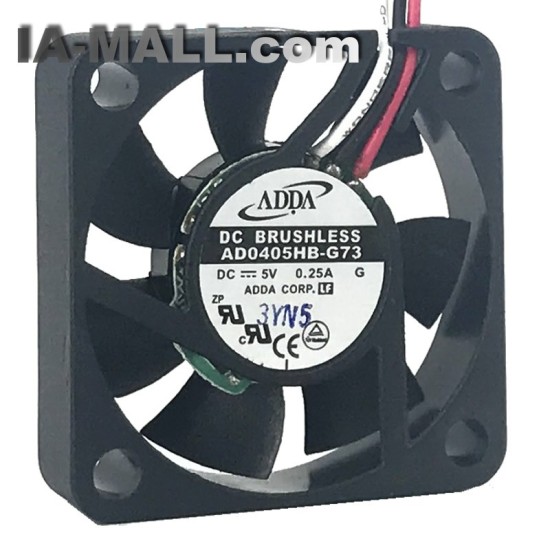 ADDA AD0405HB-G73 DC5V 0.25A High Speed Cooling Fan