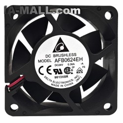 AFB0624EH-A Delta DC24V 0.36A 6800RPM fan