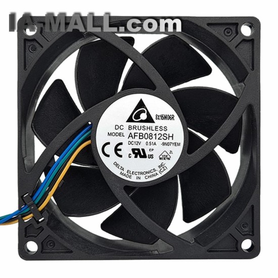 AFB0812SH-9N07YEM Delta DC12V 0.51A cooling fan