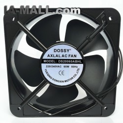 DOSSY DX/DS20060ABHL AC220V AC380V 65W Axial AC fan