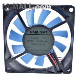 NMB FBA08J14L DC14V 0.10A Ultra Quiet Waterproof Case Refrigerator fan