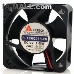 Y.S.TECH FD1202505B-2N DC12V 1.08W cooling fan