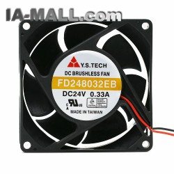 Y.S.TECH FD248032EB 24v 0.33A cooling fan by the server