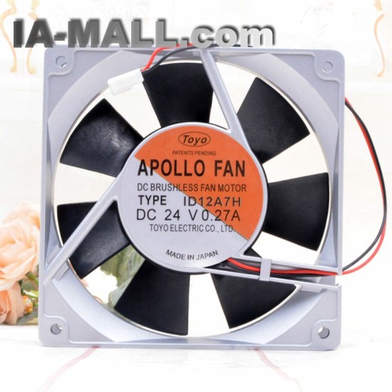 APOLLO FAN ID12A7H DC24V 0.27A 12cm cooling fan