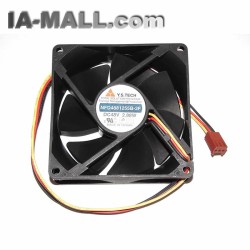 Y.S.TECH NFD4881255B-2F DC 48V 2.88W 3-wire Cooling Fan