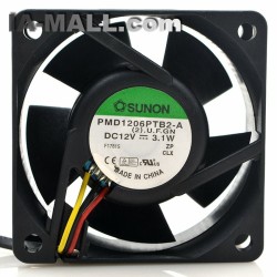 SUNON PMD1206PTB2-A DC12V 3.1W  3-wires Server Cooling Fan