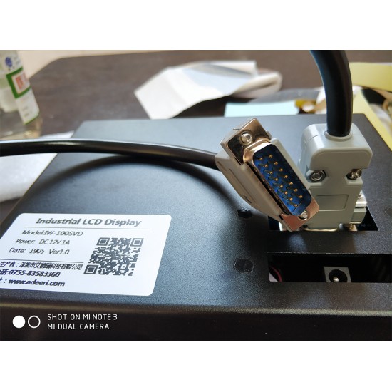 IW-100SVD 9 Inch LCD Monitor Compatible Display For Yaskawa CNC Machine Replace CRT Monitor