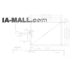 6AV6647-0AG11-3AX0 TP1500 Original Touch Screen Glass