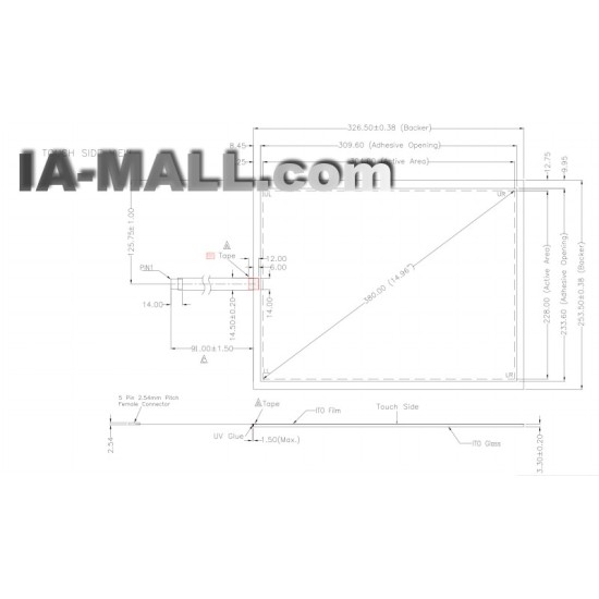 6AV6647-0AG11-3AX0 TP1500 Original Touch Screen Glass